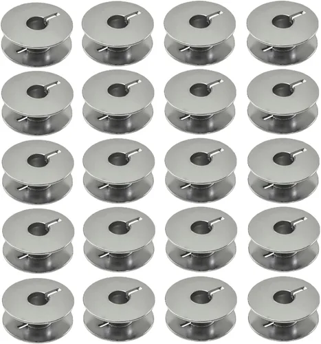 Blooy - 20 bobinas de metal 55623S para cantante 20U 191D 491D 591D 306K, JUKI DDL-5550 8500 Consew 103 105 máquina de coser