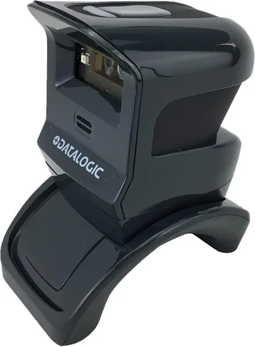 Datalogic Gryphon GPS4490 - Escáner de código de barras de presentación 2D/1D con cable omnidireccional, incluye cable USB y soporte ajustable