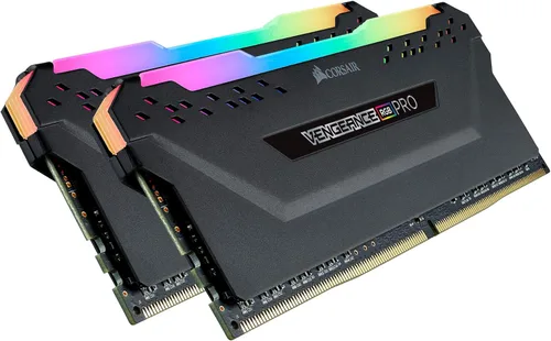Corsair Vengeance RGB Pro 16 GB (2 x 8 GB) DDR4 3600 (PC4-28800) C20 Memoria optimizada AMD - Negro