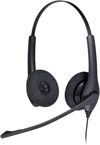 Jabra Biz 1500 Duo - Auriculares con cable para centro de llamadas UC profesionales Conectividad QD