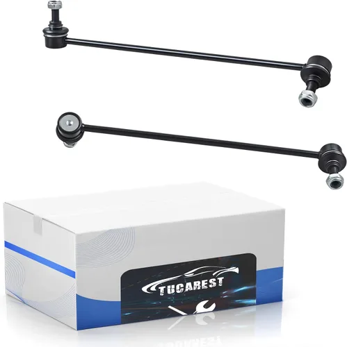 TUCAREST Barra estabilizadora delantera Link K80256 K80255 compatible con Ni-ssan Murano 2003-2007 2004-2009 Quest [# 54668CA000 54618CA000 536-259