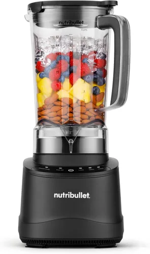 nutribullet Power Core™ Licuadora, potencia máxima de 1400 W, batidos, hielo triturado y frutas congeladas, licuadora de encimera de tamaño