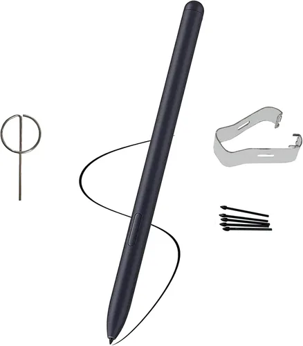 Galaxy Tab S8 Ultra S Pen Reemplazo para Samsung Galaxy S8 S8 Plus S8 Ultra Touch Stylus S Pen (sin Bluetooth) + puntas + pin de expulsión (negro)