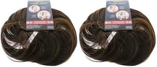 Hairdo Style-a-do and Mini-do Duo Pack, R10 Chestnut (Pack of 2)