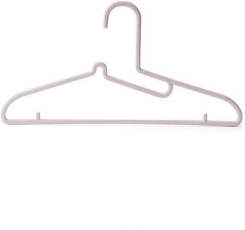 TOMYEUS Percha para ropa de 8/12 piezas de plástico antideslizante (color B, tamaño: 8 piezas)