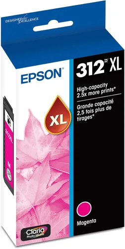 EPSON Cartucho magenta de alta capacidad 312 Claria Photo HD (T312XL320-S) funciona con Expression XP-8500, 8600, 8700, 15000