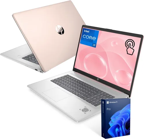Laptop HP Essential 17t para negocios, pantalla táctil HD+ de 17.3", Intel Core i7-1355U, 32GB RAM, 1TB SSD, cámara web, HDMI, teclado