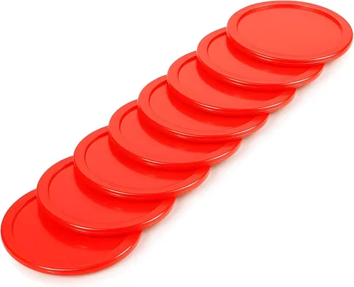 Vista 8 de 2.5 Inch Hockey Pucks, 8 Pcs Air Hockey Pucks Set Durable Puck for Air Hockeys Table