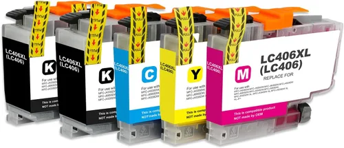 LC406XL LC406 - Cartuchos de tinta para impresora Brother MFC-J4335DW MFC-J6555DW MFC-J5855DW MFC-J4535DW MFC-J6955DW MFC-J5955DW MFC-J4345DW HL-JF1
